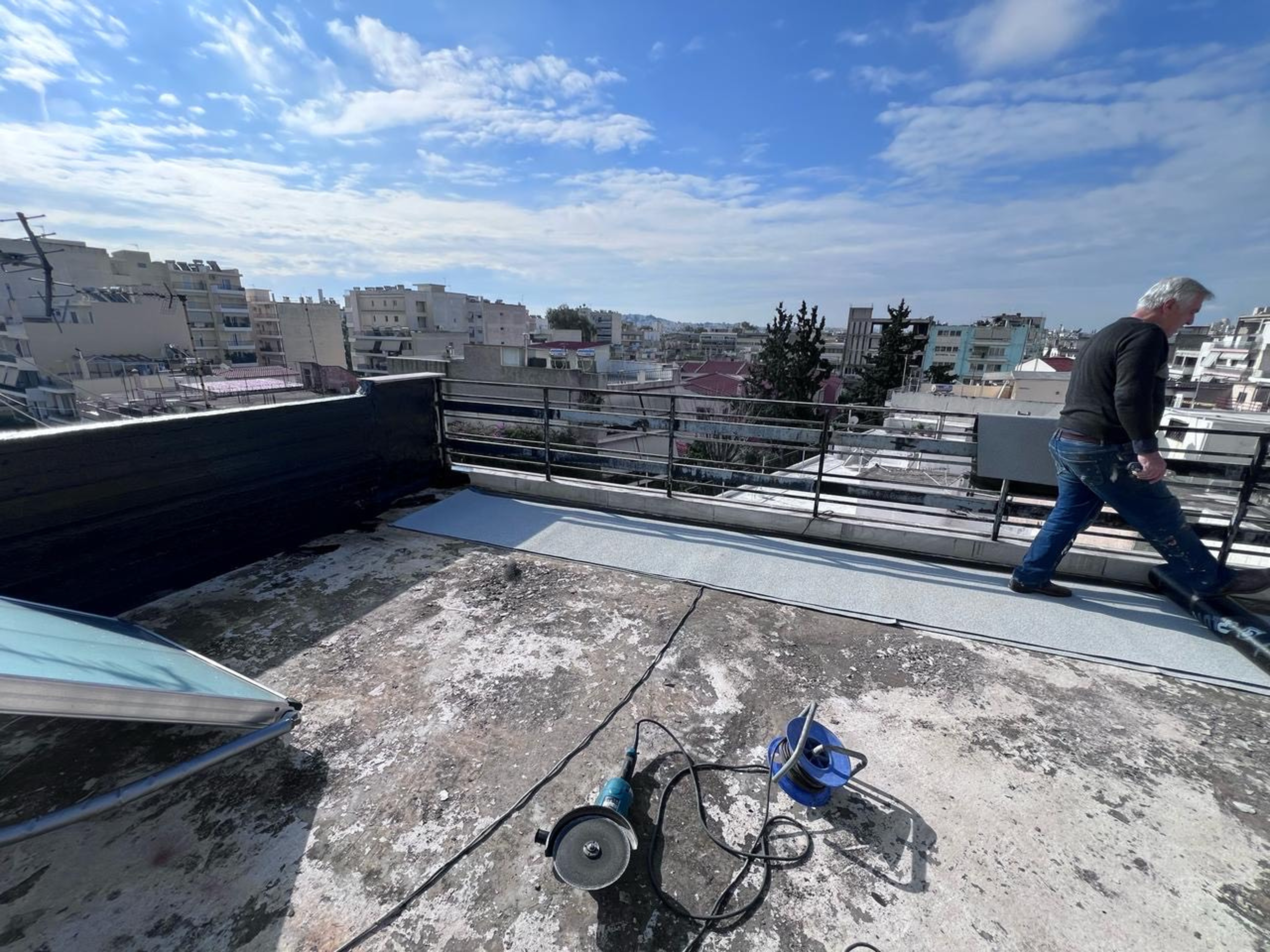 Έργο Στεγανοποίηση με Ασφαλτόπανο – EMA Monoseis